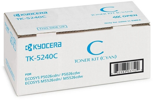 Kyocera 5240c toner cyan - kyocera, tk-5240c